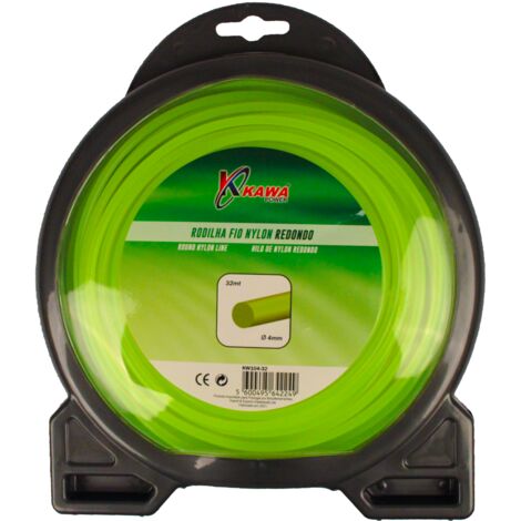 Kawapower Hilo de nylon redondo 4 mm 32 m (1/2)