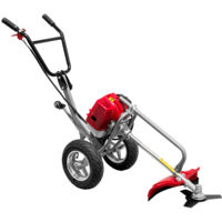 Bricoferr Desbrozadora de gasolina con ruedas 52cc 2HP