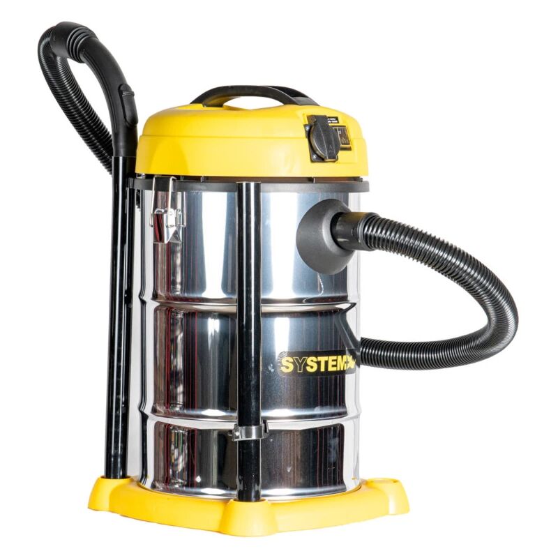 aspiratore solidi liquidi elettrico system+ 1200w 30 lt 33 l/s