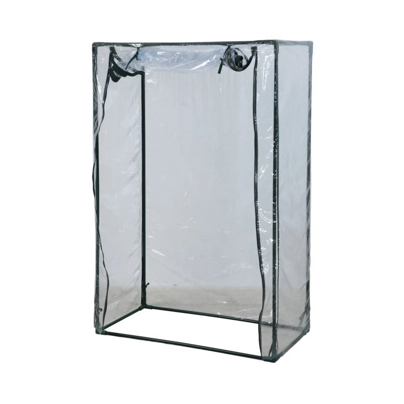 Copertura Di Ricambio Per Serra 69x49x187 Cm | PVC Trasparente Impermeabile Con Porta A Cerniera | Senza Telaio | Protezione Piante