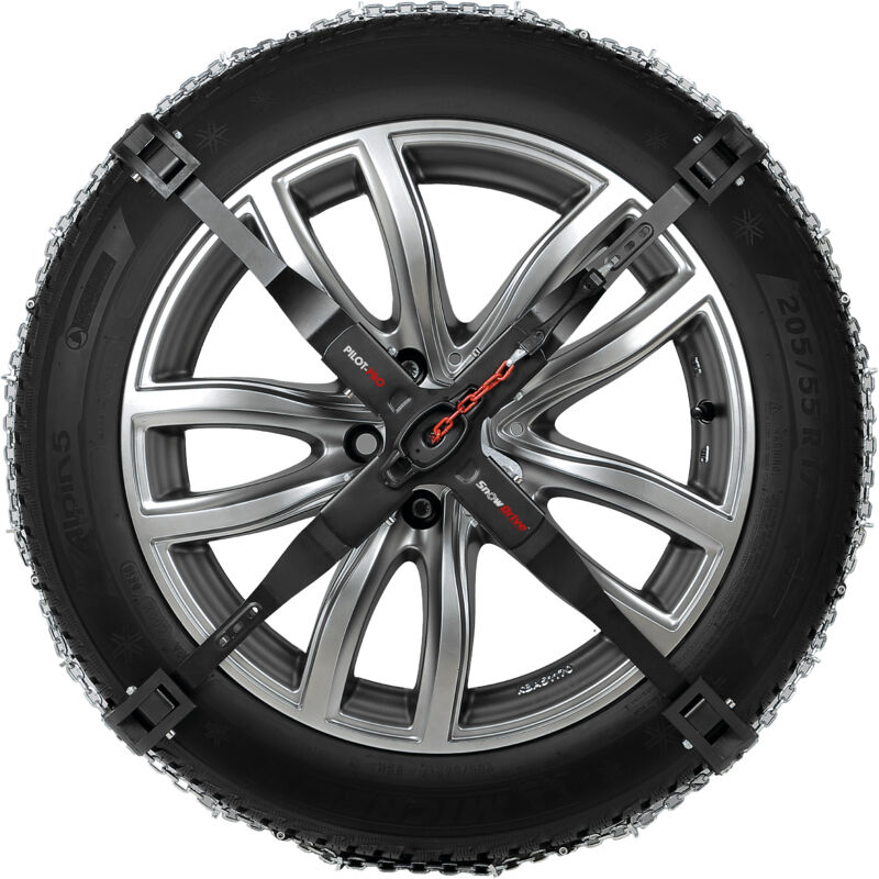 Catene Da Neve SNOWDRIVE Lampa 16386 Per Pneumatici Da 15”-17” – Gruppo 7,5, Sistema Auto-tensionante, In Acciaio Al Manganese