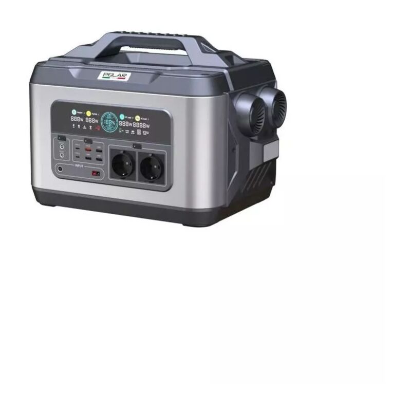 Imuto Stazione Di Alimentazione Portatile 1536Wh, Generatore Solare 2200W Di Picco, Con 11 Prese E PD 100W, Per Backup Domestico E Camper - 4