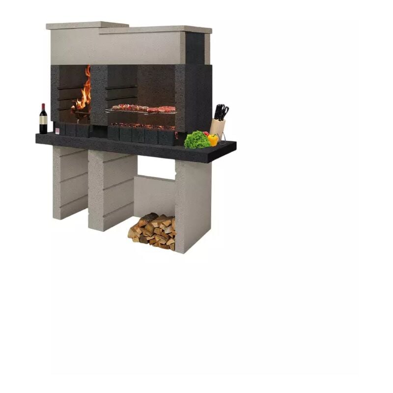 barbecue san pedro 160x515 h175cm