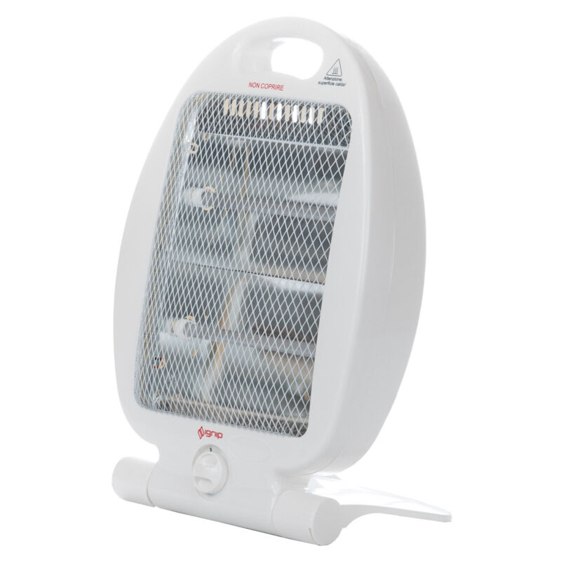 Stufa al quarzo ignip con potenza regolabile da 400 a 800 watt, 220-240 v e  50/60 hz