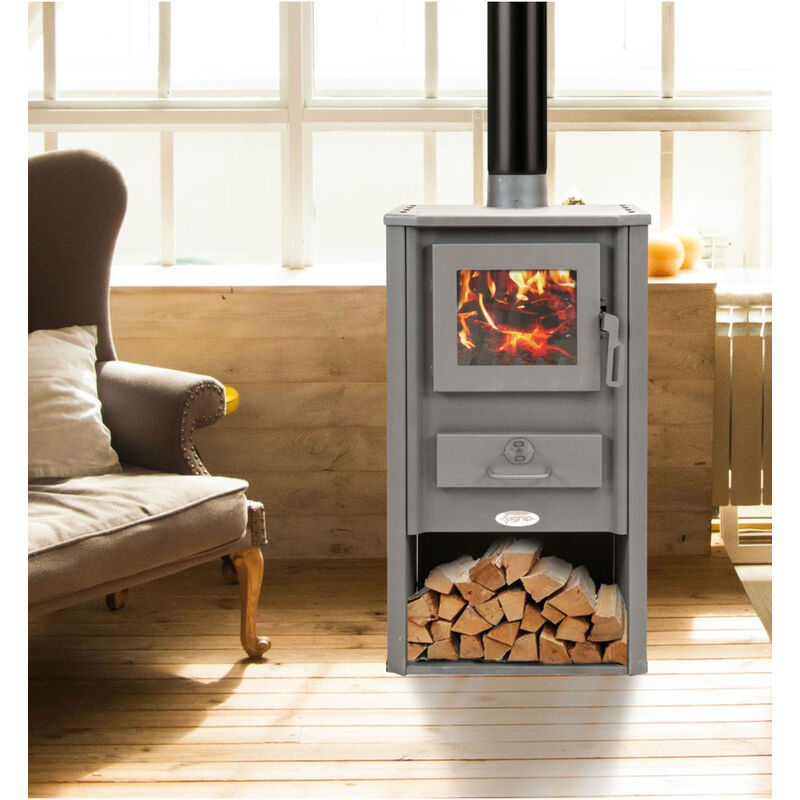 STUFA LEGNA NEOSEN S 8,8KW NERO