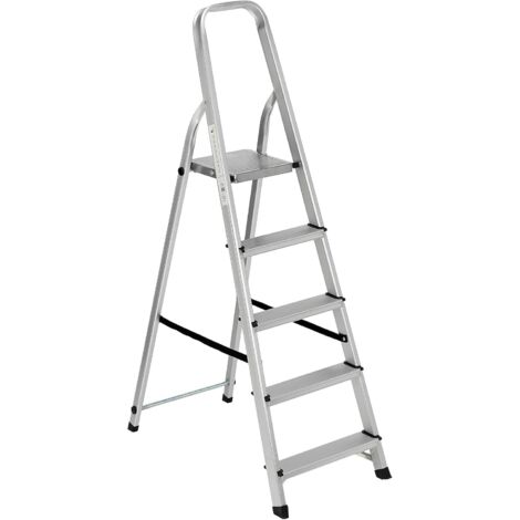 SCALA ALLUMINIO EVEREST 5 GRADINI PORTATA MAX 150KG