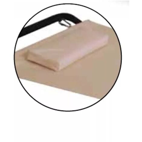 amaca da esterno "java" in acciaio e pvc colore beige, 210x80x65 cm