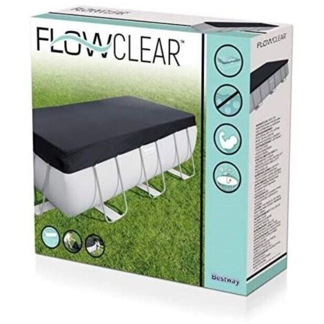 P03626 BESTWAY TELO DI COPERTURA IN PVC PER PISCINE 9.56x4.88x1.32 PISCINA RIGIDA