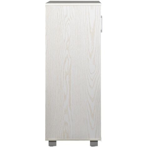 armadio multifunzione bellahome in laminato bianco venato basso 60x35x90 cm