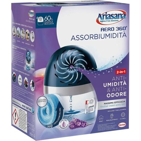 Ariasana Aero 360°: Ricarica TAB Inodore E Alla Lavanda Per Eliminare Umidità E Cattivi Odori, Fino A 3 Mesi Di Durata - 4