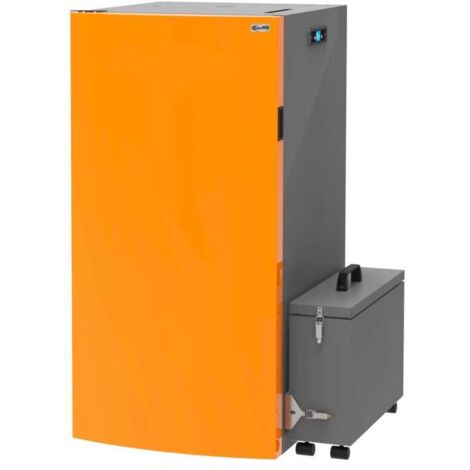 caldaia a pellet canadian stove "compatta 16" con bruciatore autopulente 16 kw