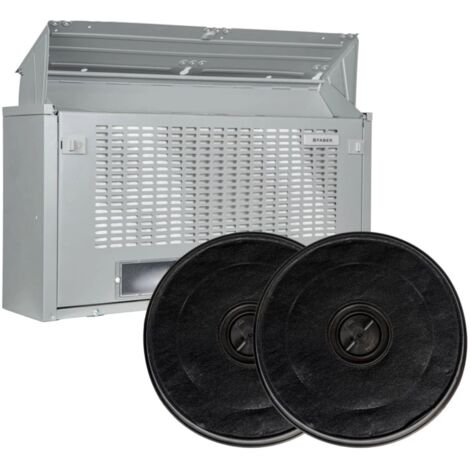 cappa aspirante faber "152 lg a60" sottopensile grigia da 60 cm 225 m³/h con 2 filtri carbone.