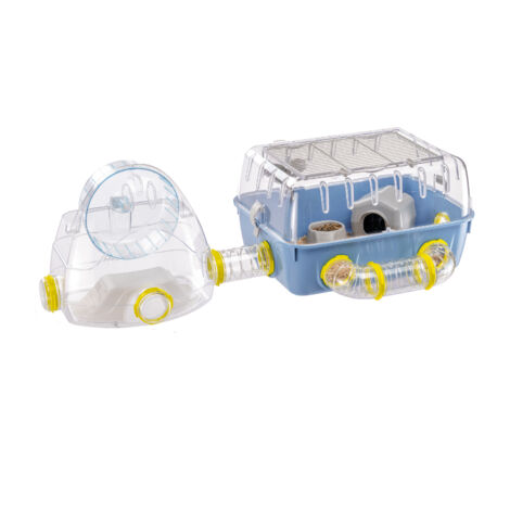 combi 2 gabbia per criceti 79,5 x 29,5 x 26,3 cm - ferplast.