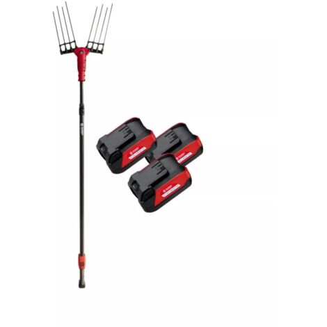 abbacchiatore olive a batteria bluebird "olimpo 23-56 at" movimento oscillatorio laterale 21v + 3 batterie 21v 5ah + asta telescopica 2,2-3,1 mt (1/4)