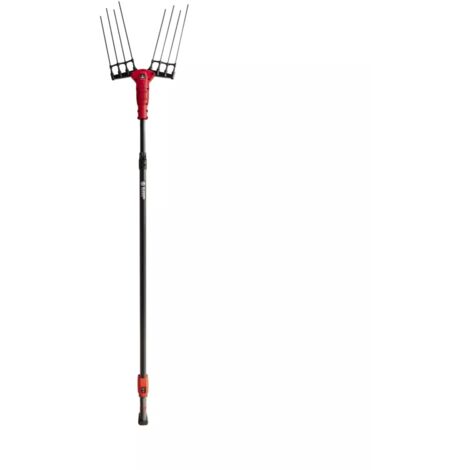 abbacchiatore olive a batteria blue bird "olimpo 23-56" movimento oscillatorio laterale 21v + asta telescopica 2,2-3,1 mt