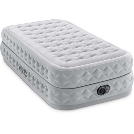 Intex 64488ND TWIN SUPREME AIR-FLOW AIRBED WITH FIBER-TECH RP (L x L x A) 191 x 99 x 51 cm Bianco