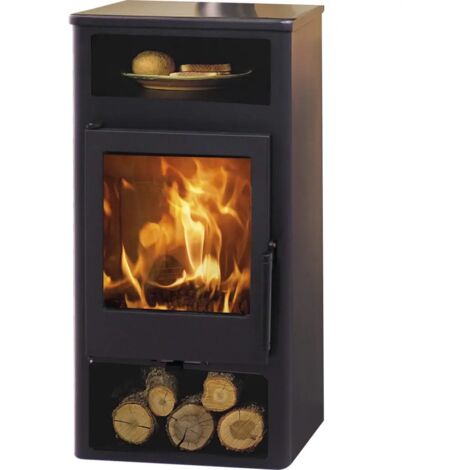 stufa a legna panadero "aurora" grigio 5,9 kw (1/2)