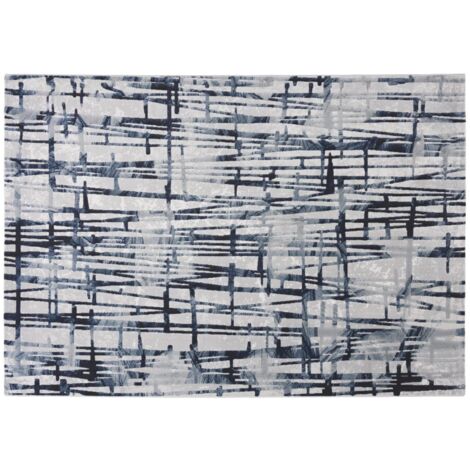 tappeto "double" celeste, 160x230 cm