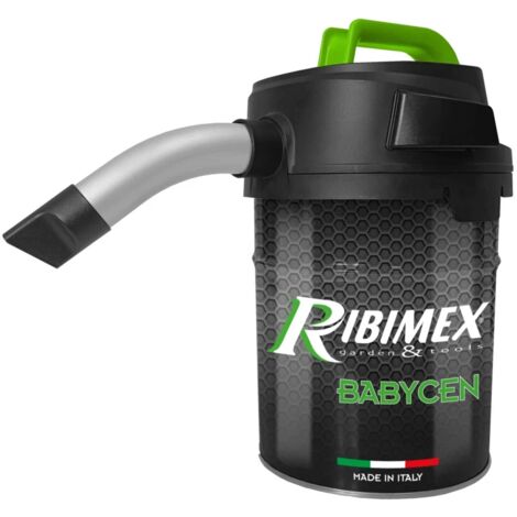 BIDONE ASPIRACENERE ELETTRICO MINI PORTATILE 500W 4Lt BABYCEN RIBIMEX