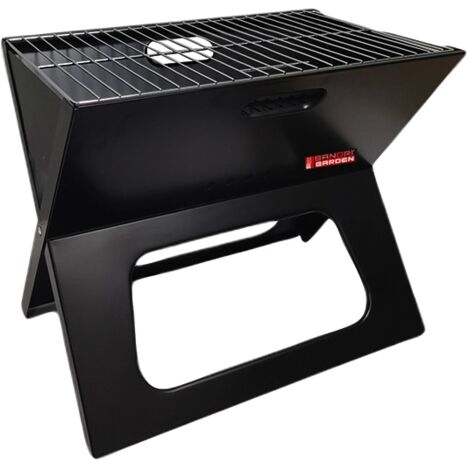 barbecue a carbonella da tavolo sandrigarden 45x30x30 cm