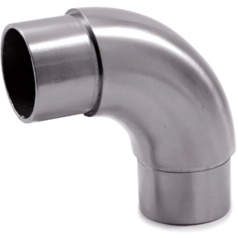 raccordo 90 gradi per corrimano in acciaio inox