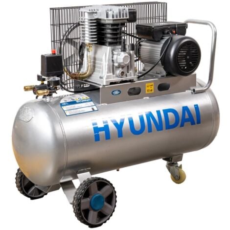 compressore aria lubrificato hyundai 100l 3hp - cod. 65604
