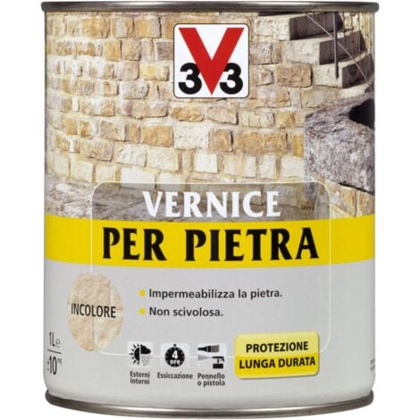 vernice speciale per pietra - incolore - 1 litri