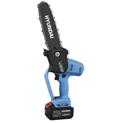 potatore a catena a batteria hyundai "25320" barra 20 cm 18v 4ah (1/3)