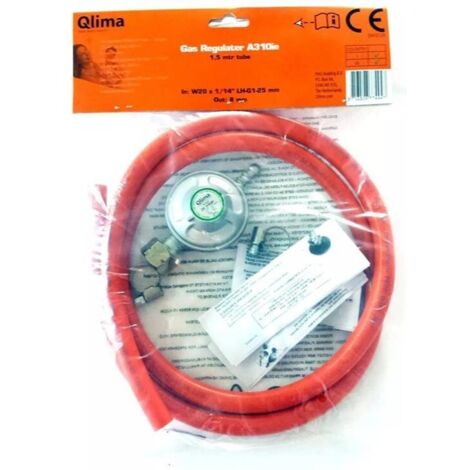 KIT TUBO G150 RIDUTTORE PRESSIONE 150CM PER STUFE GAS (1/3)