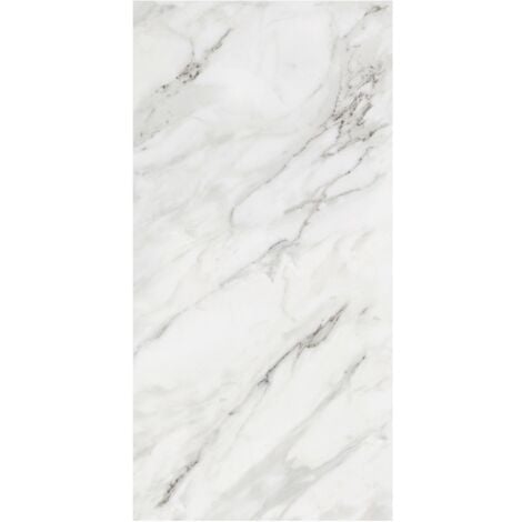 lastra decorativa in polipropilene con stampa effetto marmo "perla", 100x50 cm