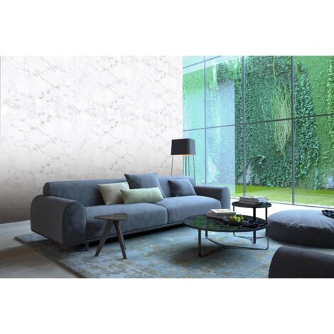 Sottobicchieri Rotondi Effetto Marmo Art Deco – Set Da 2 In MDF Con Retro In Sughero, Lucidi E Termoresistenti