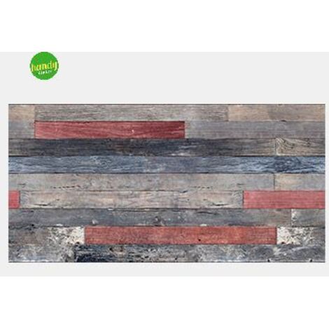 lastra decorativa in polipropilene con stampa effetto color wood, 100x50 cm