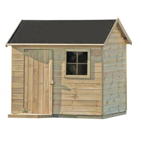 casetta da giardino per bambini in legno domus "mattia" 161x127x158 cm