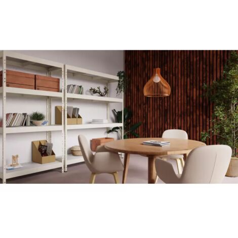 Scaffale 4 Ripiani In Acciaio - 160x120x40 Cm Con Ripiani In MDF - Foto 6