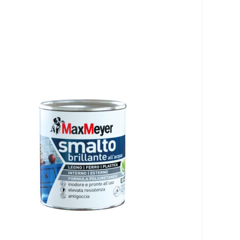 MaxMeyer Smalto Brillante all'acqua Poliuretanico Denim 0,125 l