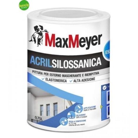 Pittura Acrilsilossanica MaxMayer 0,75L Bianco