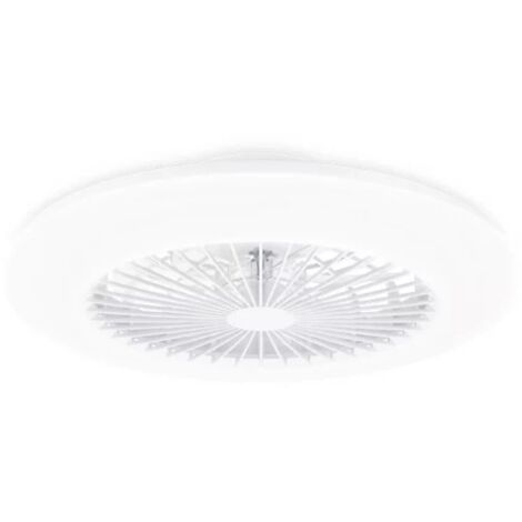 Ventilatore e plafoniera led philips amigo flat 2700/6500k diametro 60cm bianco - 24876200