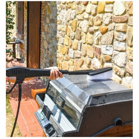 idropulitrice elettrica a freddo multiaccessoriata lavorwash "one extra 135" grigia 135 bar 420 l/h 1900 w