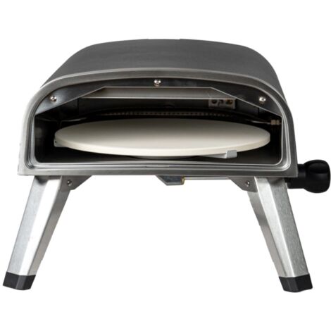 forno pizza a gas arnold "vulcano" nero 1 pizza