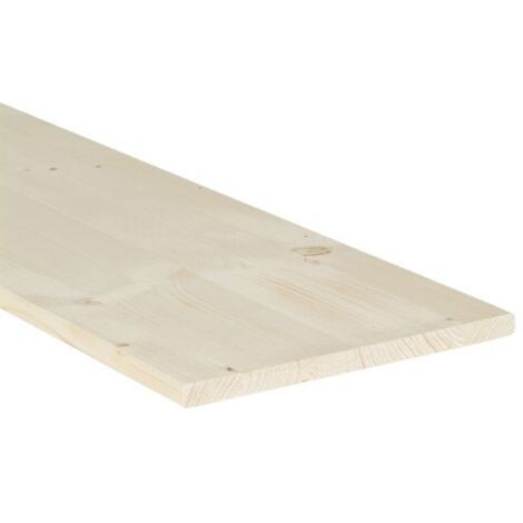pannello in abete lamellare pircher non imbustato, 1000x400x18 mm