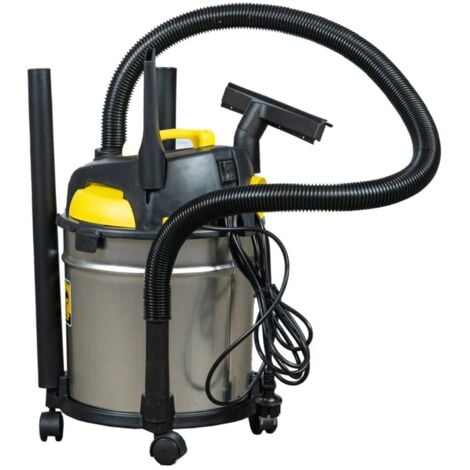 aspiratore solidi liquidi elettrico lavor "vac 20s" 1200w 20 lt 40 l/s