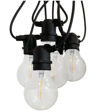 collana luminosa da esterno "fiesta" con 10 lampadine led 5 m (1/5)