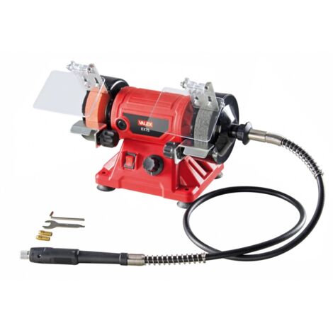 smerigliatrice da banco combinata elettrica valex "ex75" 150 w