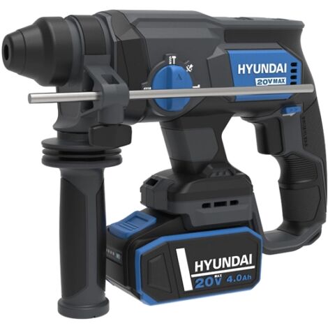 TRAPANO MARTELLO TASSELLATORE 22mm A BATTERIA 20V 2J SDS PLUS RH20X-20 HYUNDAI