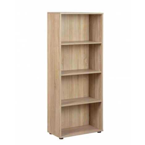 Libreria 4 livelli parini laminato finitura rovere dim. 60x30x145h - Inter Link (1/5)