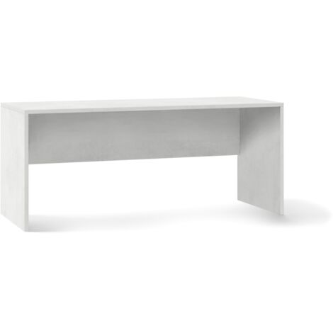 scrivania bianco ossido, 180x76x69 cm