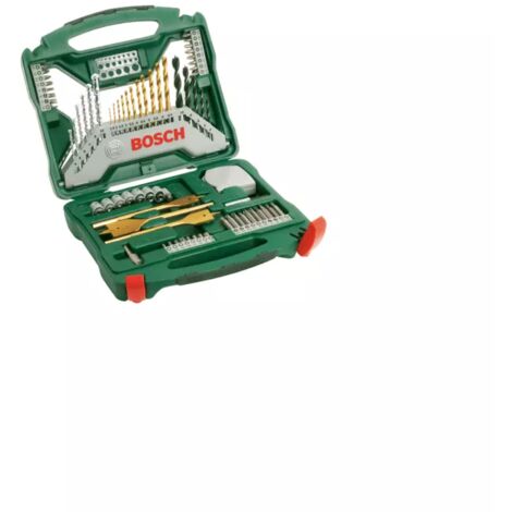 Set di foratura e avvitamento BOSCH X-Line da Ø4 a 10 mm - 70 pezzi - 2607019329
