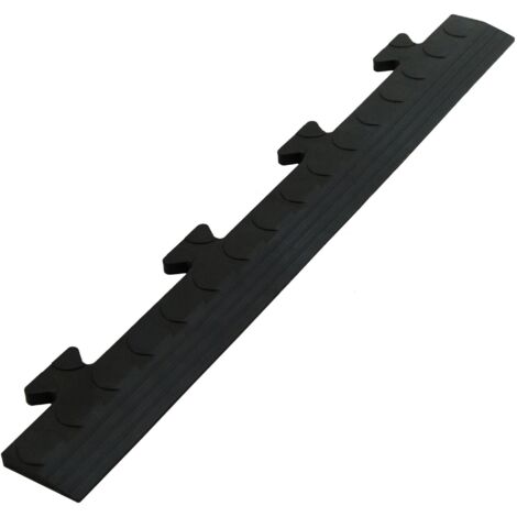 scivolo per piastrella da esterno in pvc maschio, 480x70x8 mm.
