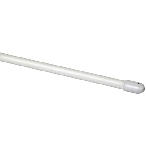 bris astina tonda in acciaio plasticato bianca estensibile da 40 a 60 cm (1/2)
