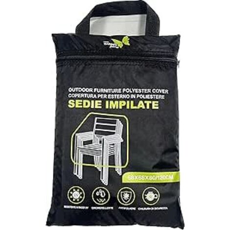 Custodia Protettiva per Sedie Impilate 68x68x120 cm (1/3)